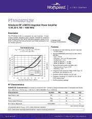 PTMA080152M-V1 datasheet pdf Wolfspeed