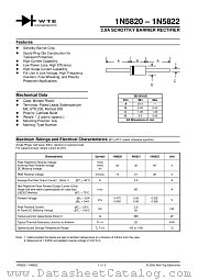 1N5822-TB datasheet pdf Won-Top Electronics