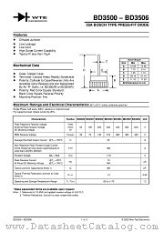 BD3500 datasheet pdf Won-Top Electronics