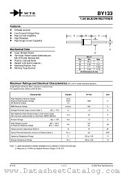 BY133-TB datasheet pdf Won-Top Electronics