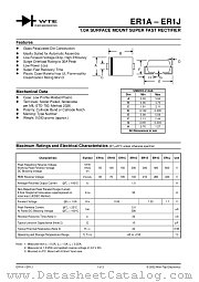 ER1E-T1 datasheet pdf Won-Top Electronics