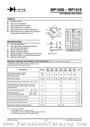 MP1006 datasheet pdf Won-Top Electronics