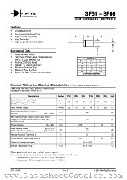 SF62-TB datasheet pdf Won-Top Electronics