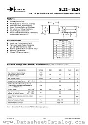 SL34-T3 datasheet pdf Won-Top Electronics
