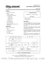 MH88634CV-K datasheet pdf Zarlink Semiconductor