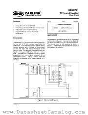 MH89761 datasheet pdf Zarlink Semiconductor