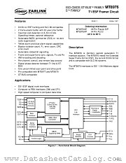 MT8976 datasheet pdf Zarlink Semiconductor