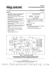 MT9044 datasheet pdf Zarlink Semiconductor
