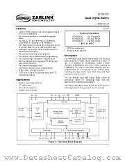 MT90826 datasheet pdf Zarlink Semiconductor