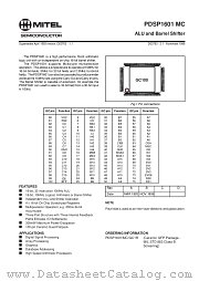 PDSP1601/MC datasheet pdf Zarlink Semiconductor