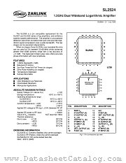 SL2524B datasheet pdf Zarlink Semiconductor