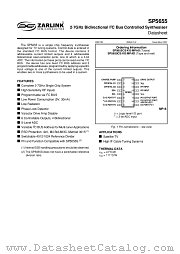 SP5655 datasheet pdf Zarlink Semiconductor