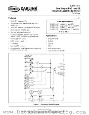 ZL40514 datasheet pdf Zarlink Semiconductor