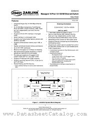 ZL50416 datasheet pdf Zarlink Semiconductor