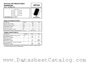 ZDT758 datasheet pdf Zetex Semiconductors