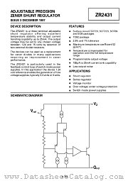 ZR2431N801 datasheet pdf Zetex Semiconductors