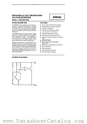 ZRB500 datasheet pdf Zetex Semiconductors