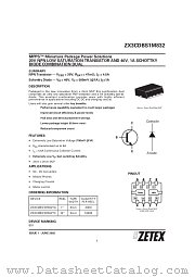ZX3CDBS1M832 datasheet pdf Zetex Semiconductors