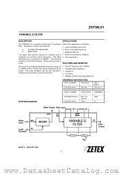 ZXF36L01W24 datasheet pdf Zetex Semiconductors