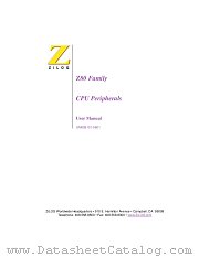 Z80 datasheet pdf Zilog