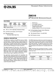 Z8631804SSC datasheet pdf Zilog