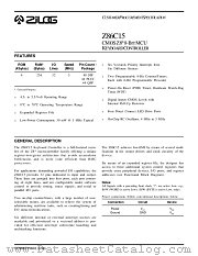 Z86C15 datasheet pdf Zilog