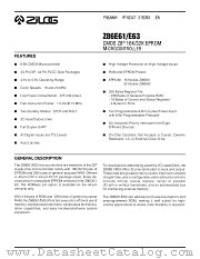 Z86E63 datasheet pdf Zilog