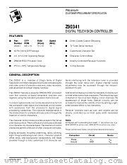 Z90341 datasheet pdf Zilog