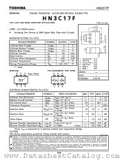 HN3C17F datasheet pdf TOSHIBA
