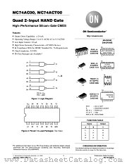 MC74AC00MEL datasheet pdf ON Semiconductor