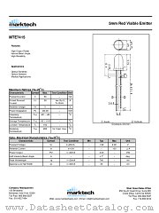 MTE7415 datasheet pdf Marktech Optoelectronics