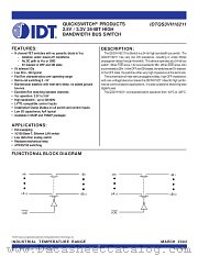 QS3VH16211PA8 datasheet pdf IDT