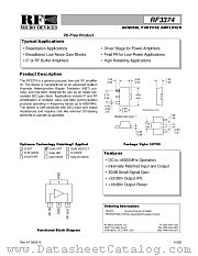RF3374 datasheet pdf RF Micro Devices
