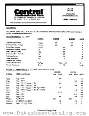 2N3739 datasheet pdf Central Semiconductor