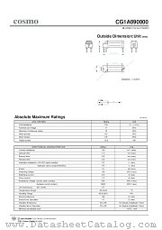 CG1A090000 datasheet pdf Cosmo Electronics
