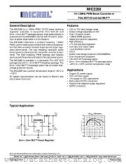 MIC2288 datasheet pdf Micrel Semiconductor