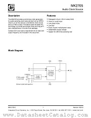 MK2705 datasheet pdf Texas Instruments