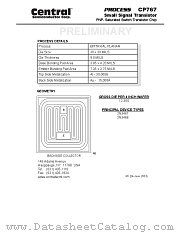 CP767 datasheet pdf Central Semiconductor