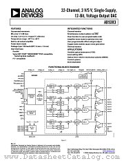 AD5383 datasheet pdf Analog Devices