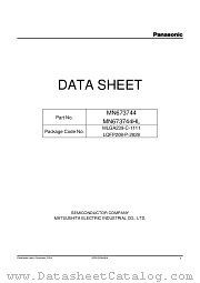 MN673744 datasheet pdf Panasonic