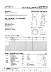 KMOC3052 datasheet pdf Cosmo Electronics