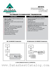 AC101L datasheet pdf Broadcom