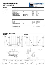 MQF21.4-1500/48 datasheet pdf Vectron