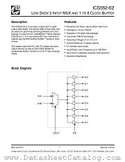 ICS552-02 datasheet pdf Texas Instruments