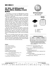 MC10E411FNR2 datasheet pdf ON Semiconductor