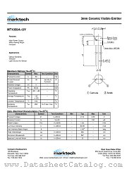 MT1059A-UY datasheet pdf Marktech Optoelectronics