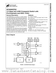 SCAN90CP02VYX datasheet pdf National Semiconductor