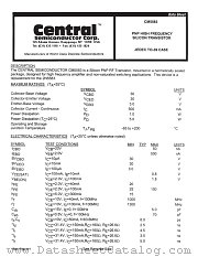 CM5583 datasheet pdf Central Semiconductor