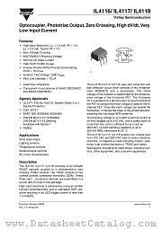 IL4118-X009 datasheet pdf Vishay