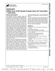 DS90C387RVJDX datasheet pdf National Semiconductor